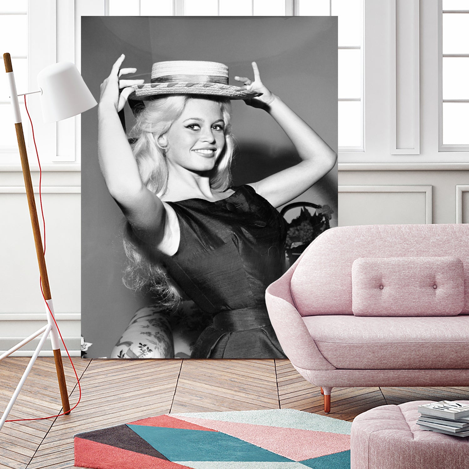 Brigitte Bardot, c.1950-60  by August Di Giovanni, Bridgeman Images  on GIANT ART - black and white  photography