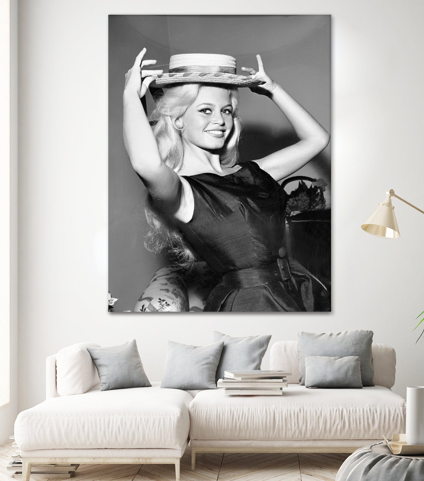 Brigitte Bardot, c.1950-60  by August Di Giovanni, Bridgeman Images  on GIANT ART - black and white  photography