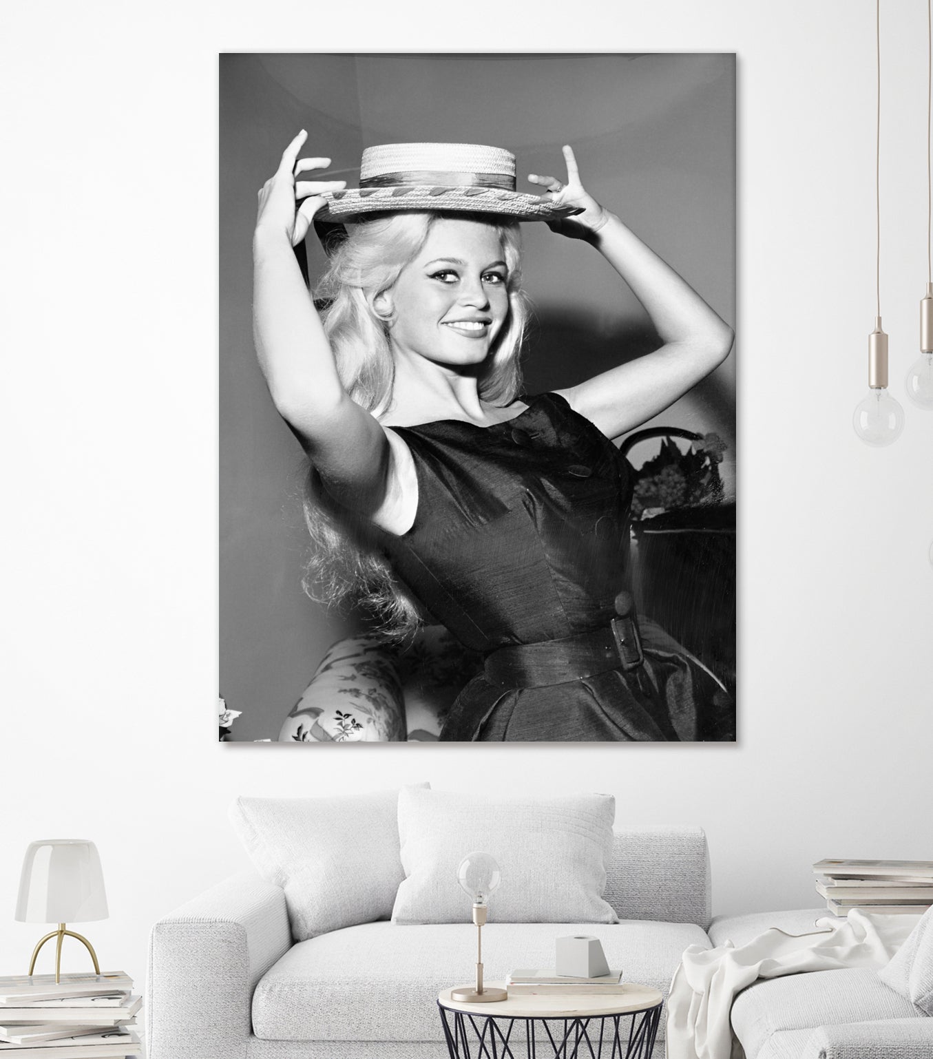 Brigitte Bardot, c.1950-60  by August Di Giovanni, Bridgeman Images  on GIANT ART - black and white  photography