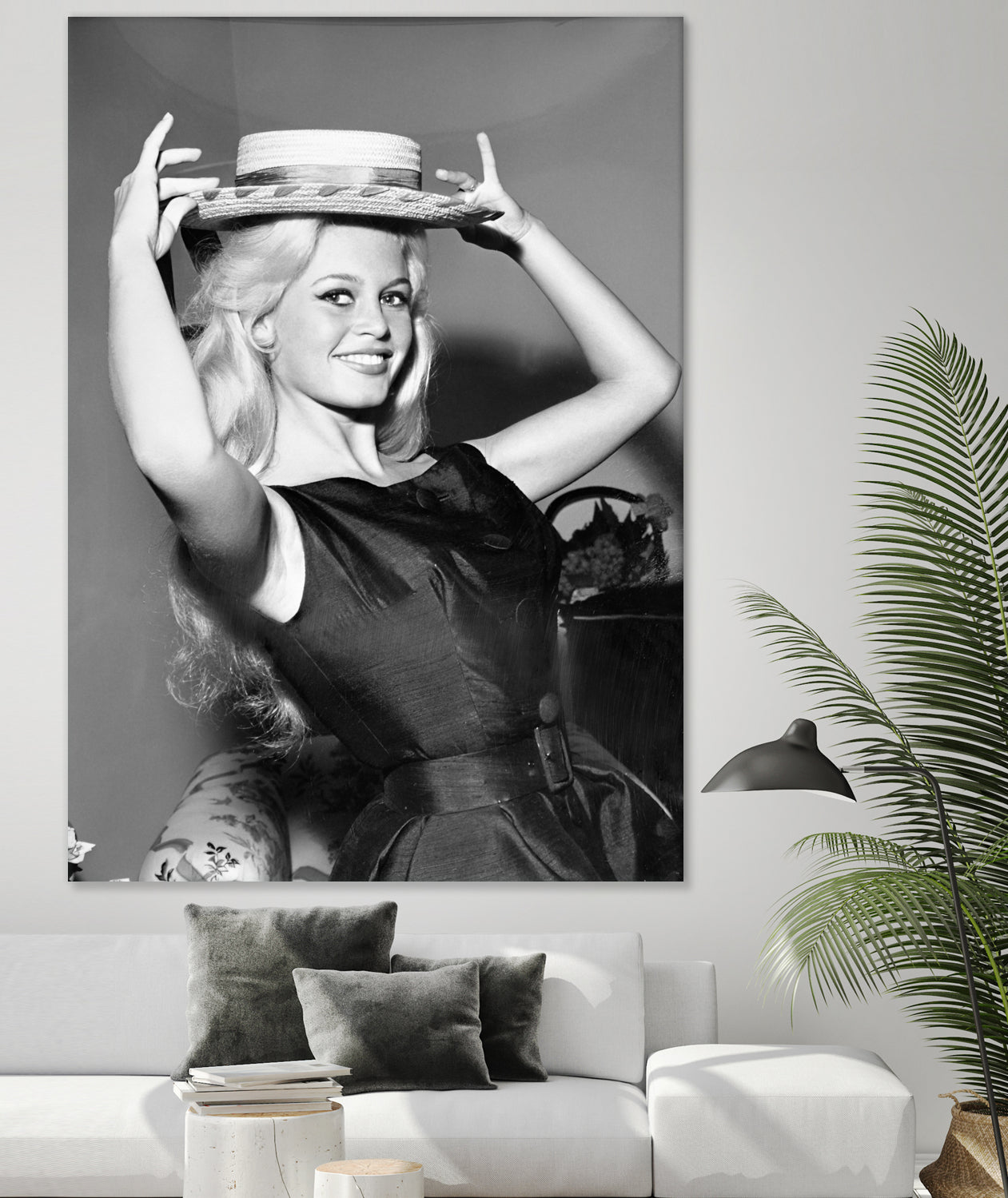 Brigitte Bardot, c.1950-60  by August Di Giovanni, Bridgeman Images  on GIANT ART - black and white  photography