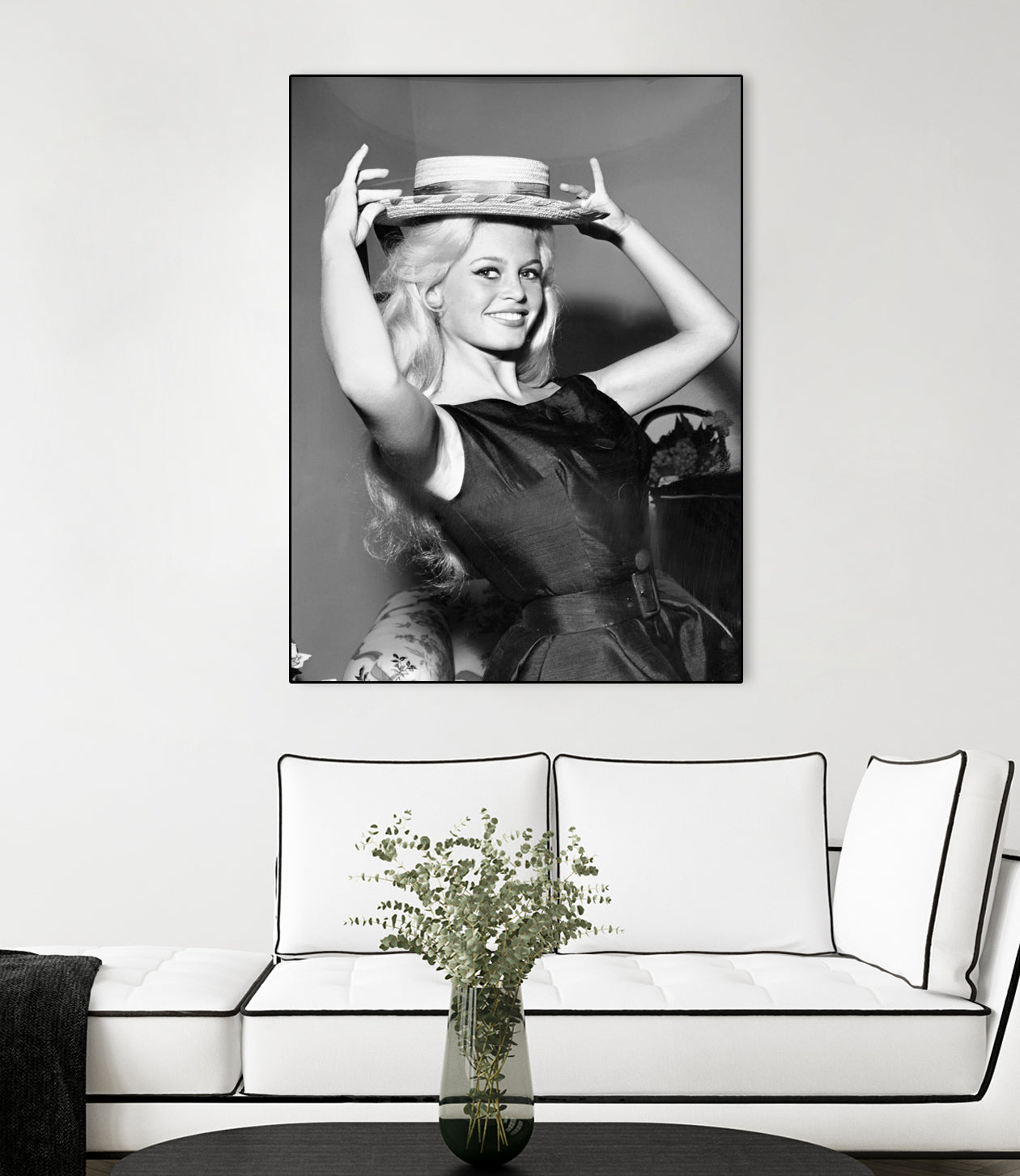 Brigitte Bardot, c.1950-60  by August Di Giovanni, Bridgeman Images  on GIANT ART - black and white  photography