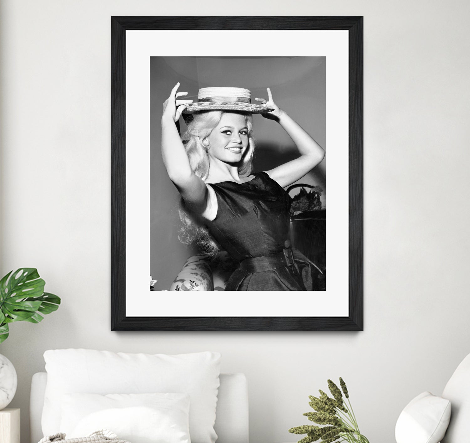 Brigitte Bardot, c.1950-60  by August Di Giovanni, Bridgeman Images  on GIANT ART - black and white  photography