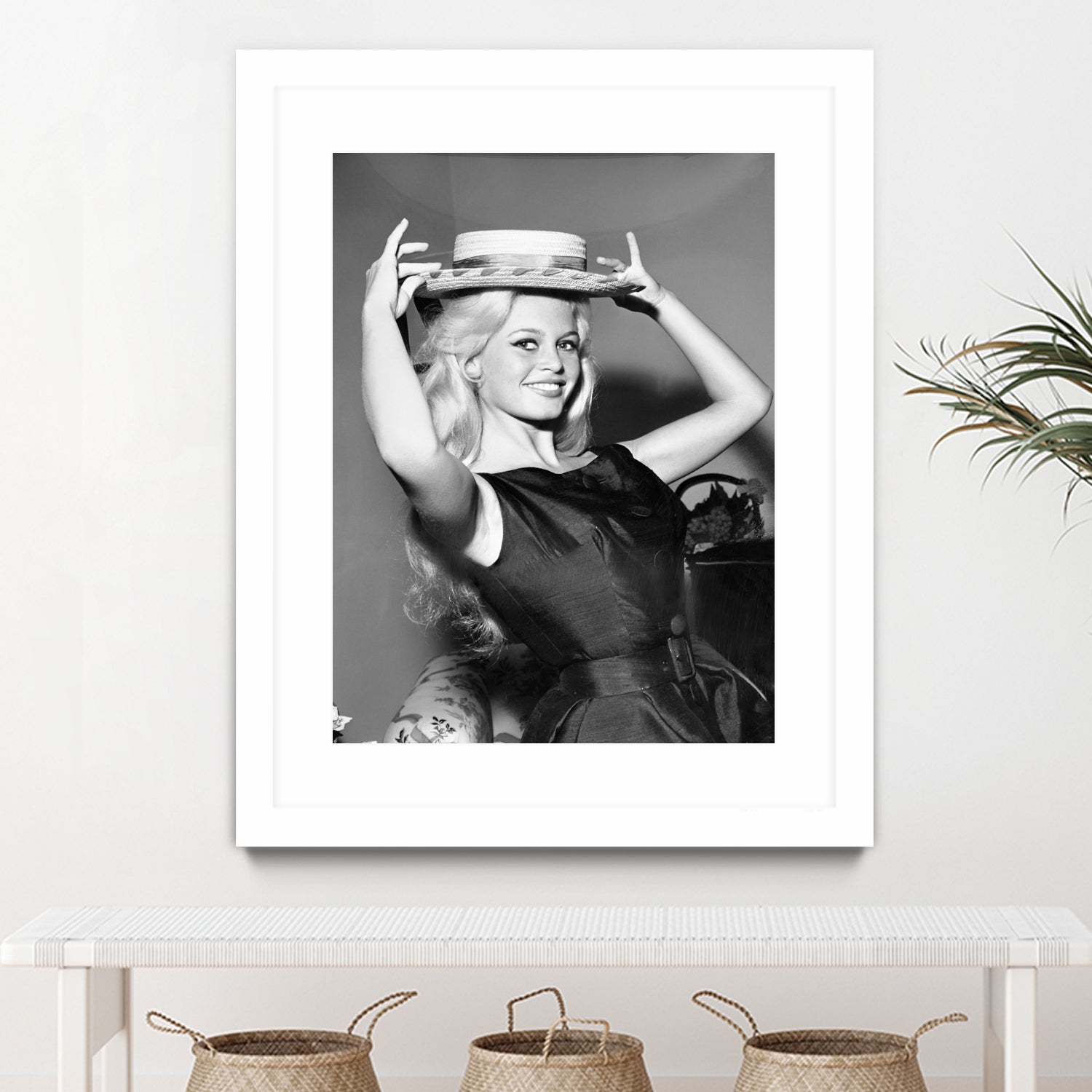 Brigitte Bardot, c.1950-60  by August Di Giovanni, Bridgeman Images  on GIANT ART - black and white  photography