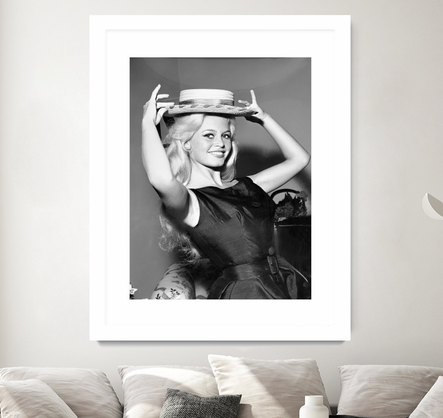 Brigitte Bardot, c.1950-60  by August Di Giovanni, Bridgeman Images  on GIANT ART - black and white  photography