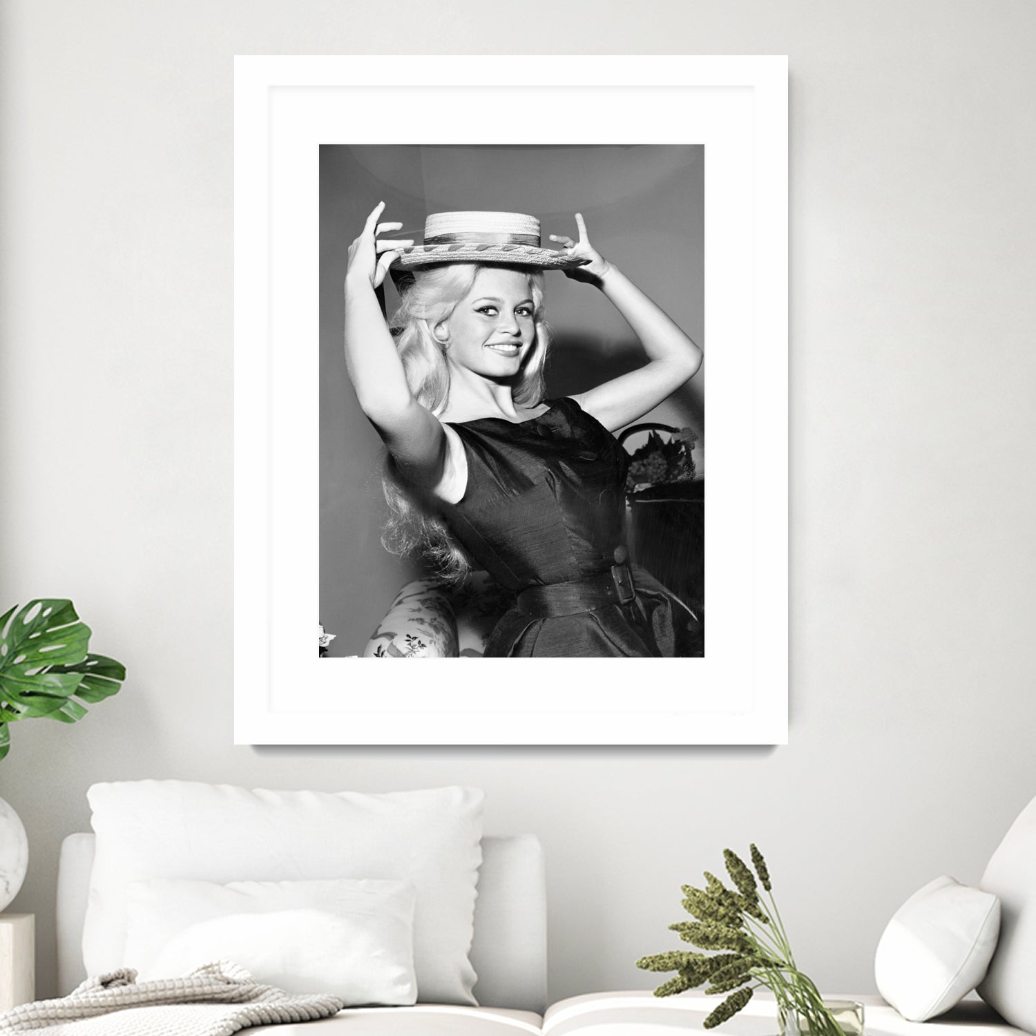 Brigitte Bardot, c.1950-60  by August Di Giovanni, Bridgeman Images  on GIANT ART - black and white  photography