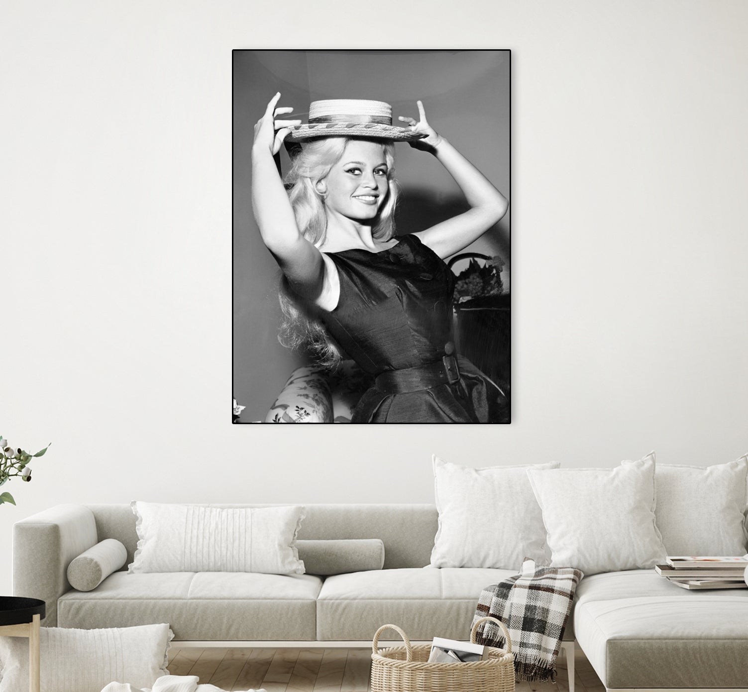 Brigitte Bardot, c.1950-60  by August Di Giovanni, Bridgeman Images  on GIANT ART - black and white  photography