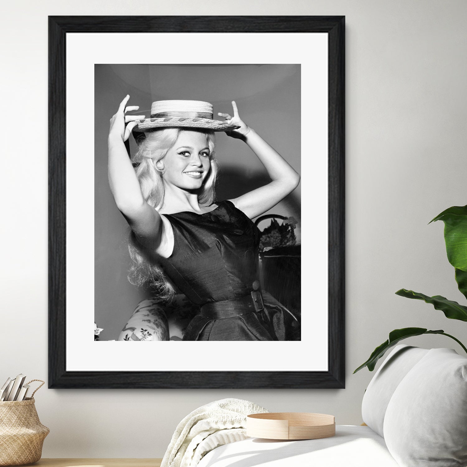 Brigitte Bardot, c.1950-60  by August Di Giovanni, Bridgeman Images  on GIANT ART - black and white  photography