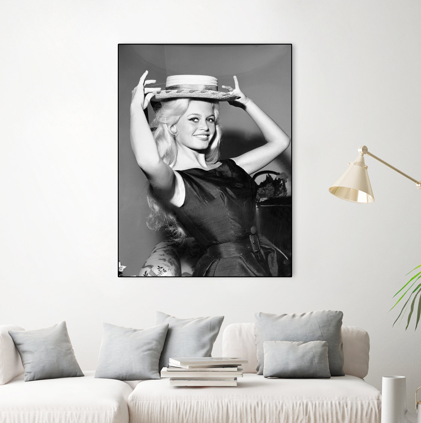 Brigitte Bardot, c.1950-60  by August Di Giovanni, Bridgeman Images  on GIANT ART - black and white  photography