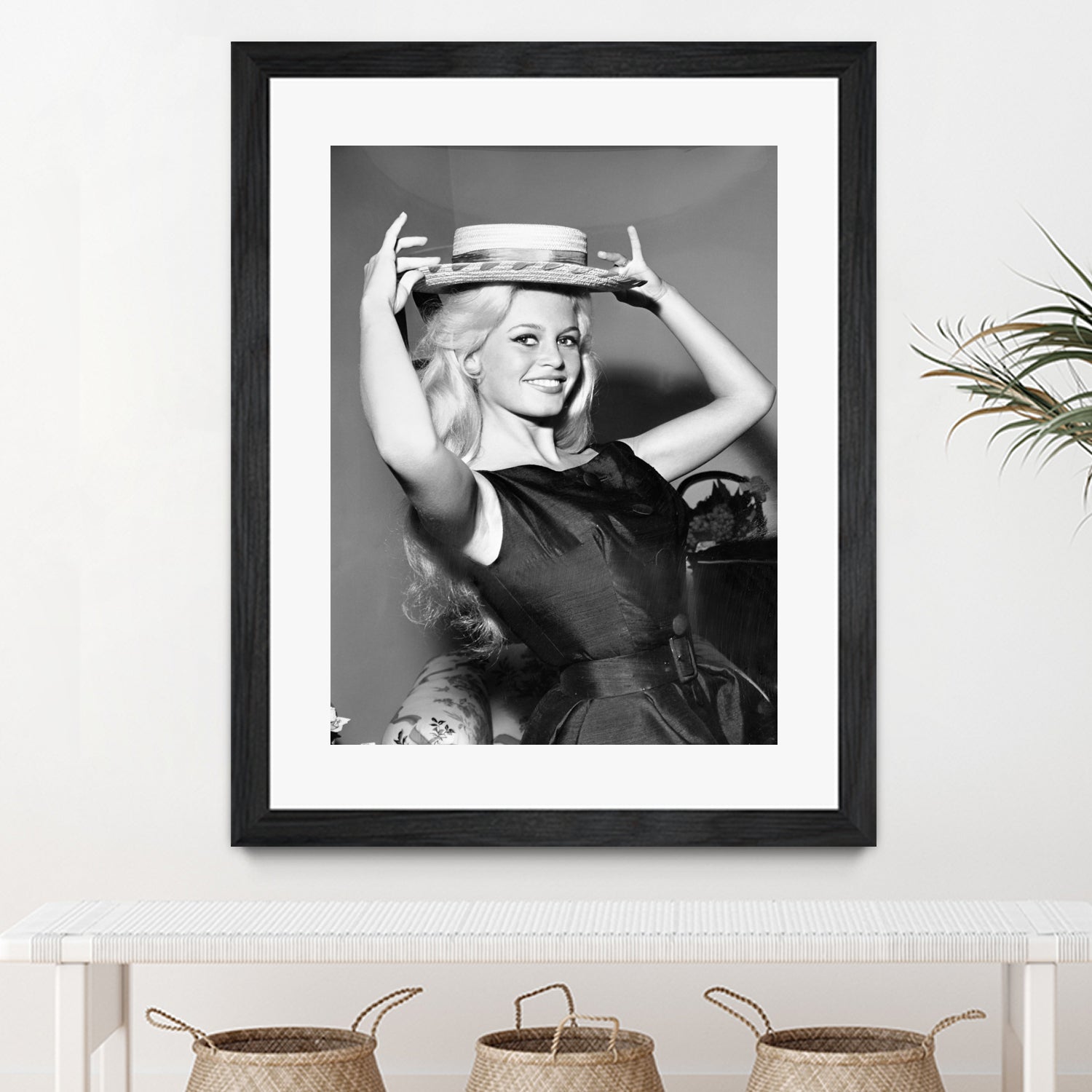 Brigitte Bardot, c.1950-60  by August Di Giovanni, Bridgeman Images  on GIANT ART - black and white  photography