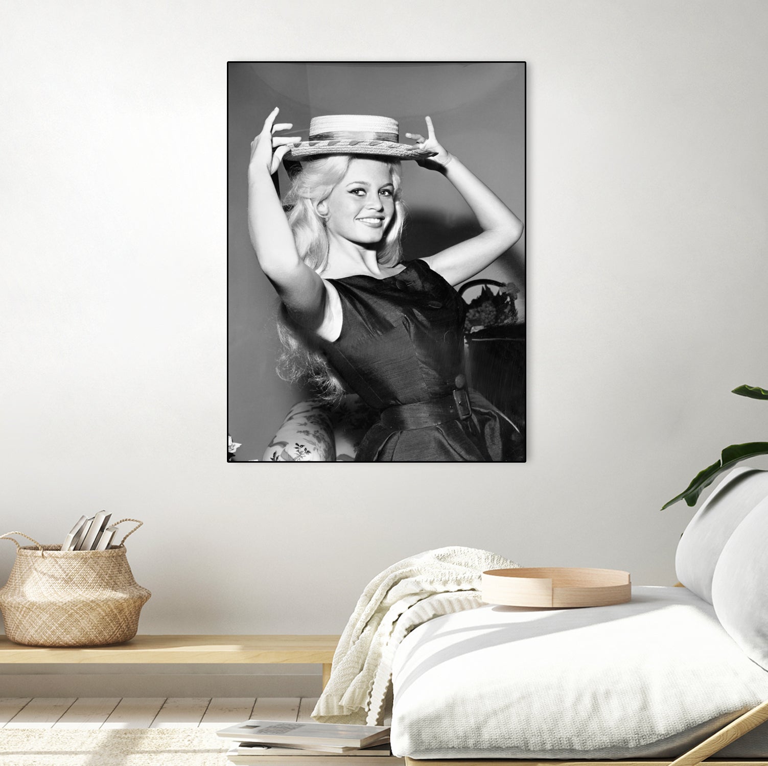 Brigitte Bardot, c.1950-60  by August Di Giovanni, Bridgeman Images  on GIANT ART - black and white  photography