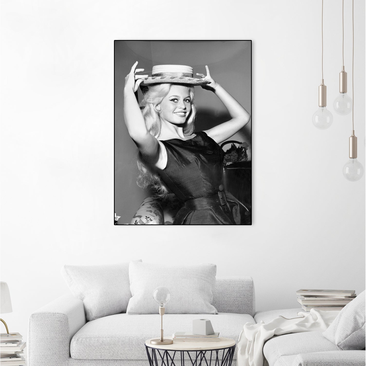 Brigitte Bardot, c.1950-60  by August Di Giovanni, Bridgeman Images  on GIANT ART - black and white  photography