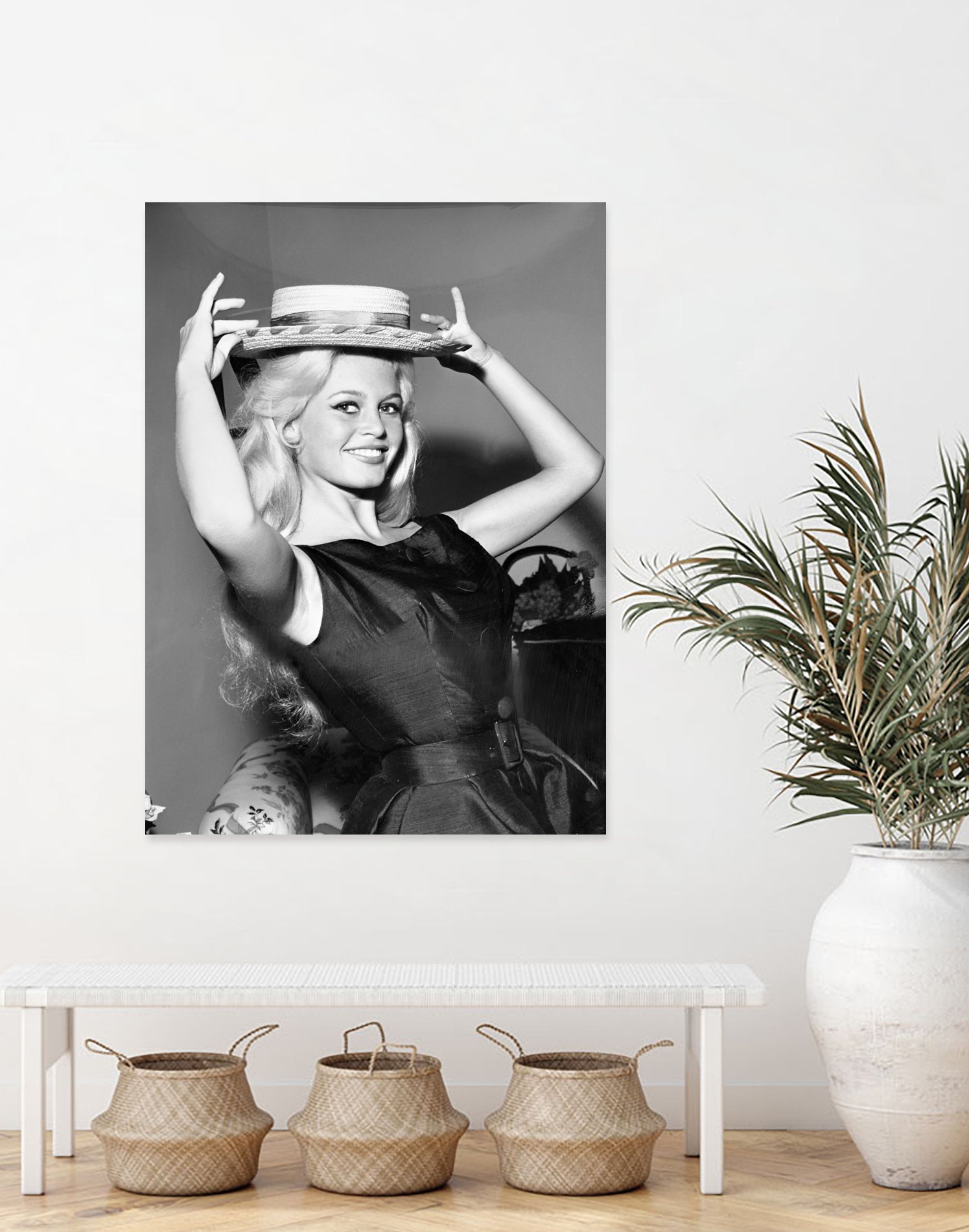 Brigitte Bardot, c.1950-60  by August Di Giovanni, Bridgeman Images  on GIANT ART - black and white  photography