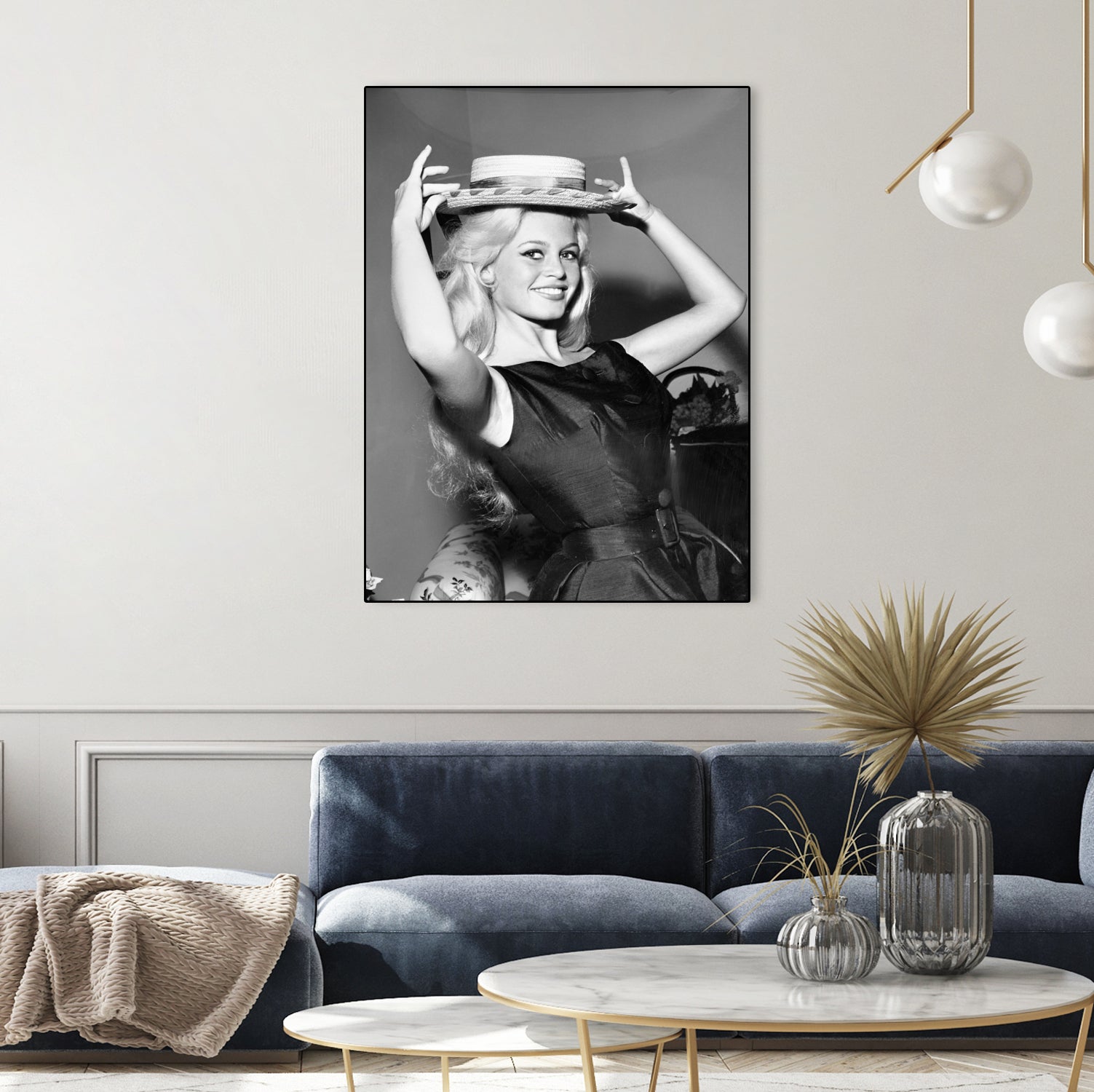 Brigitte Bardot, c.1950-60  by August Di Giovanni, Bridgeman Images  on GIANT ART - black and white  photography