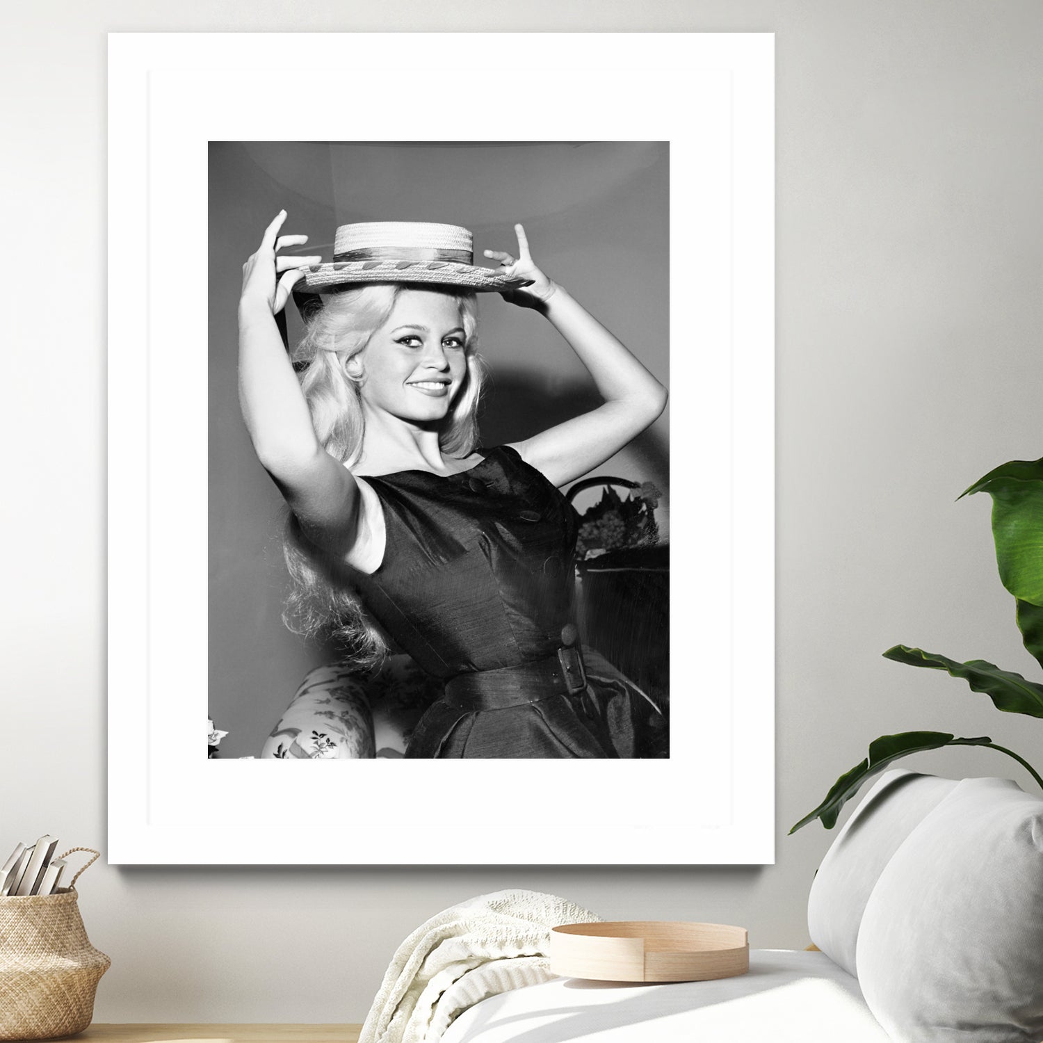 Brigitte Bardot, c.1950-60  by August Di Giovanni, Bridgeman Images  on GIANT ART - black and white  photography