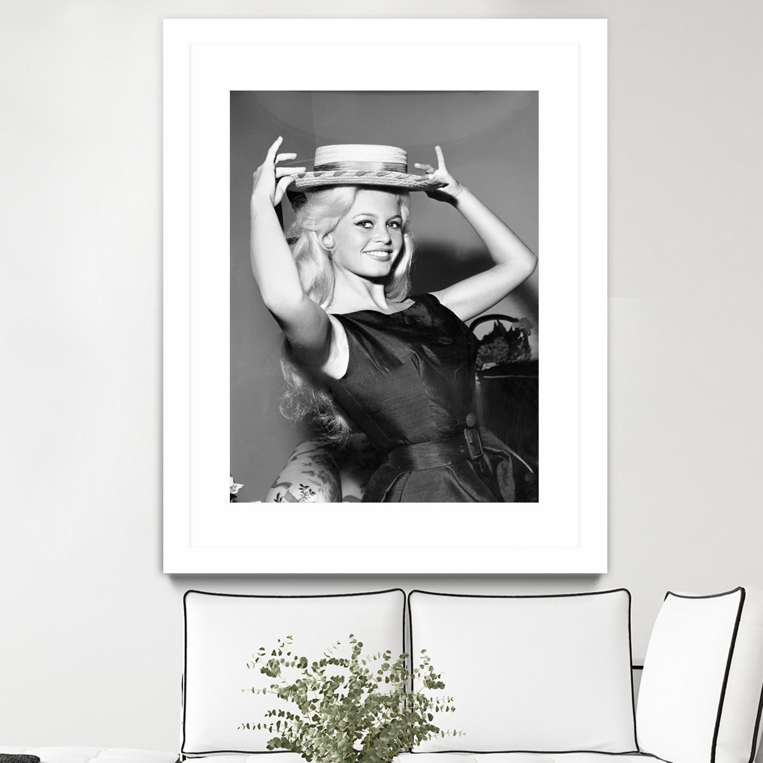 Brigitte Bardot, c.1950-60  by August Di Giovanni, Bridgeman Images  on GIANT ART - black and white  photography