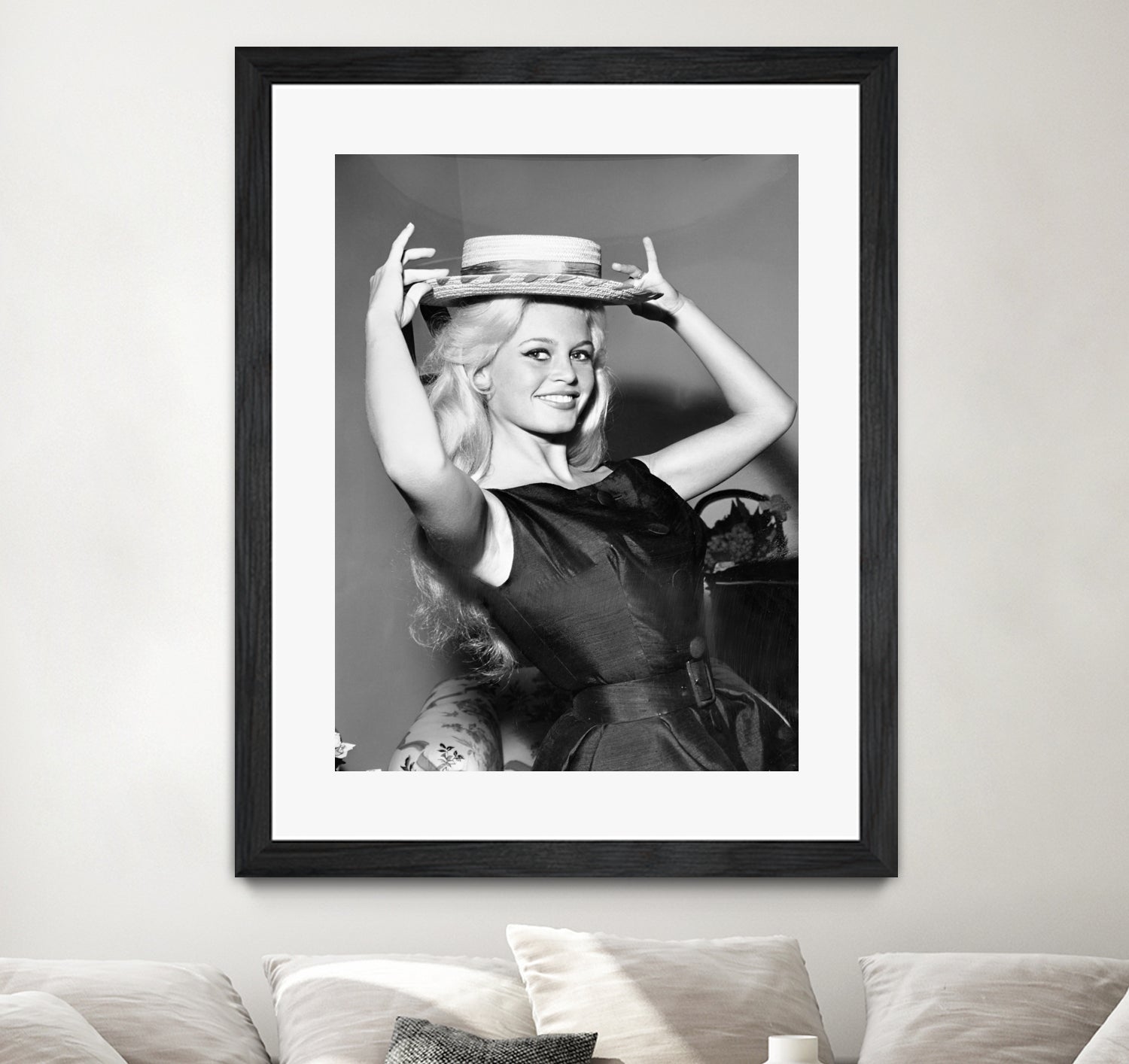 Brigitte Bardot, c.1950-60  by August Di Giovanni, Bridgeman Images  on GIANT ART - black and white  photography