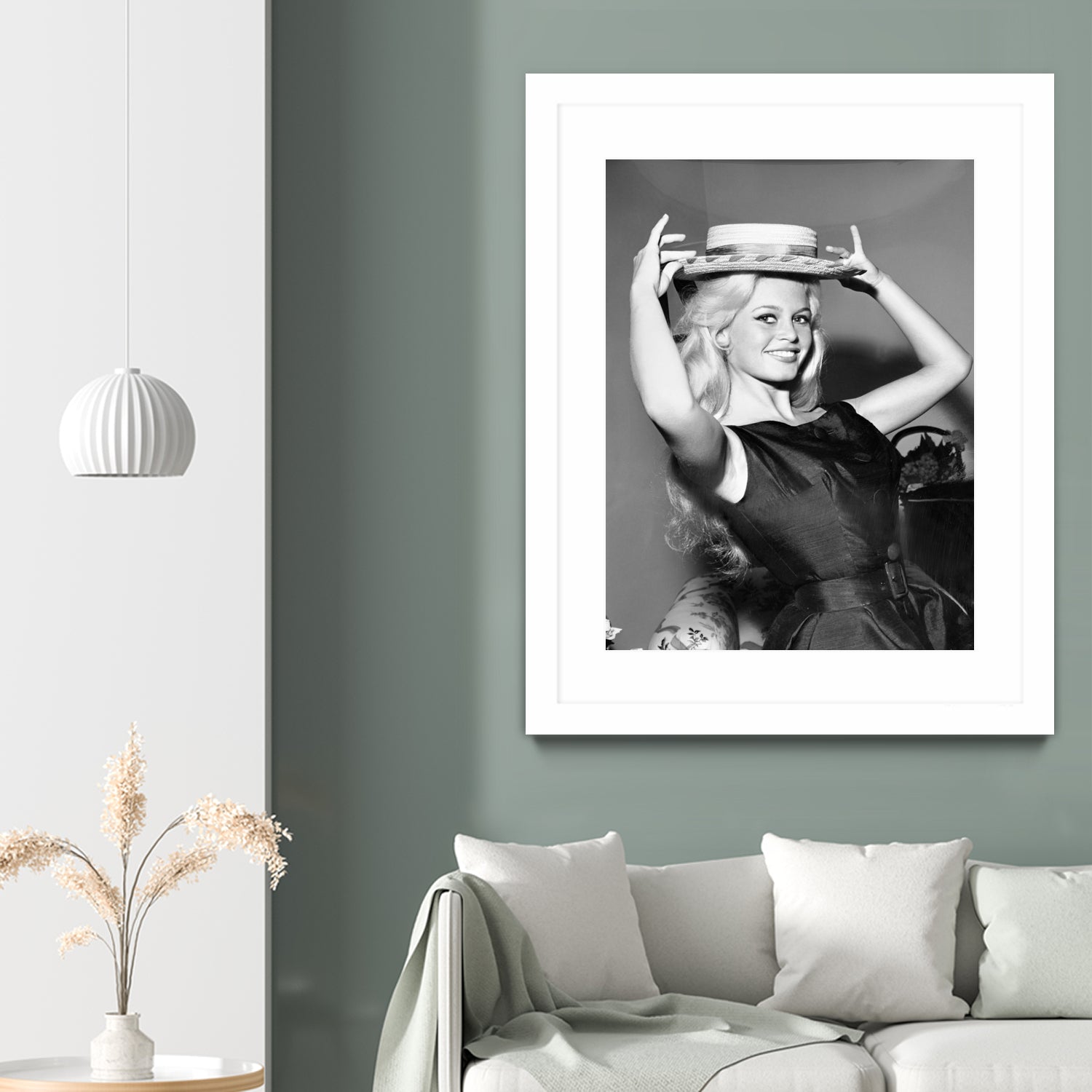 Brigitte Bardot, c.1950-60  by August Di Giovanni, Bridgeman Images  on GIANT ART - black and white  photography