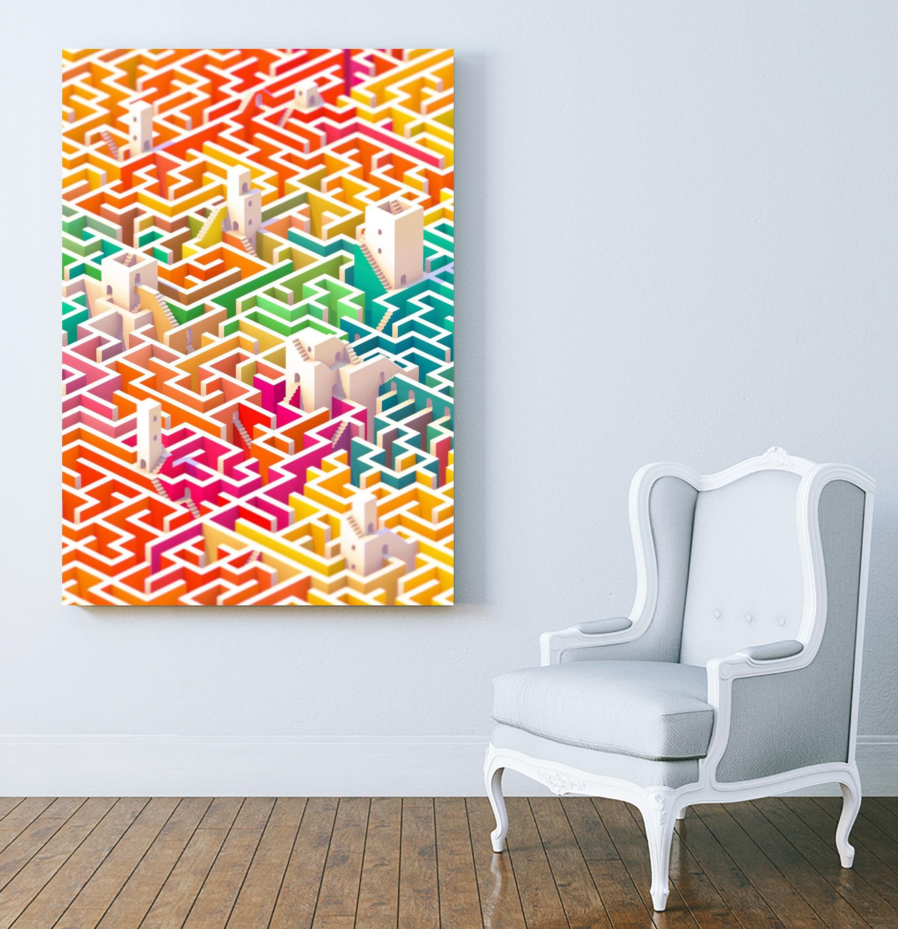 Neighbors by J.R. Schmidt on GIANT ART