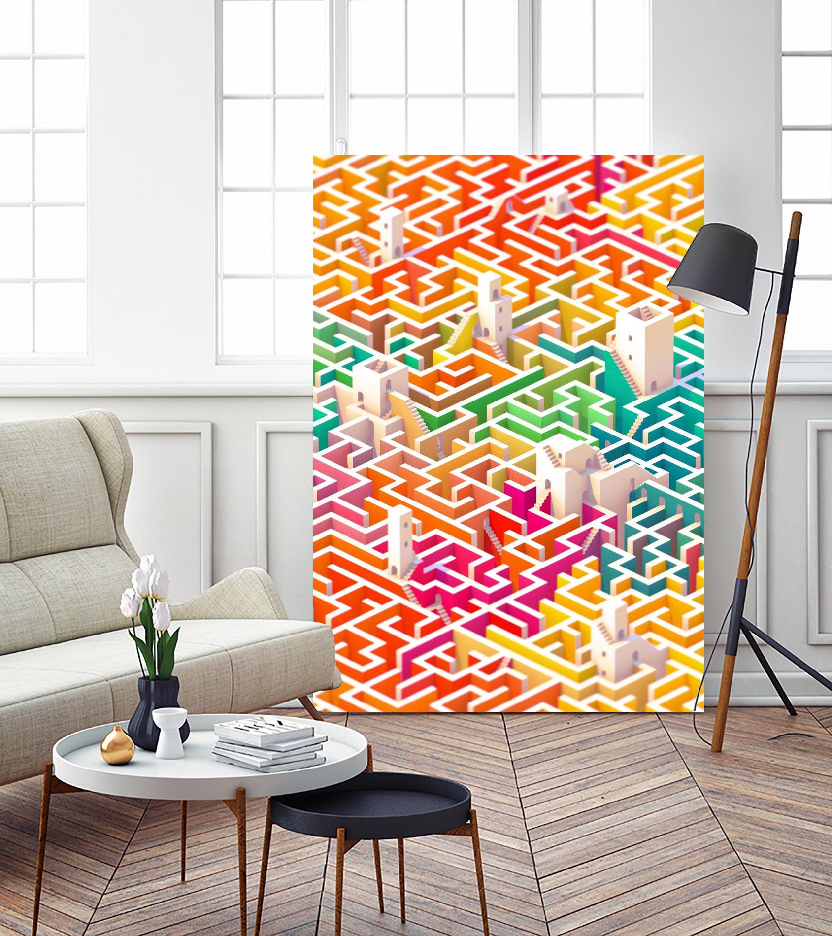 Neighbors by J.R. Schmidt on GIANT ART