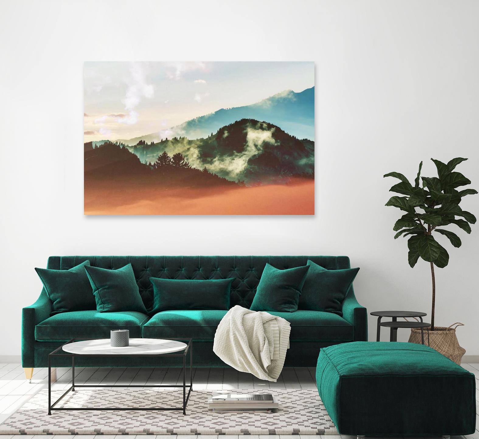 Mighty Mountain by 83 oranges on GIANT ART - digital mountains