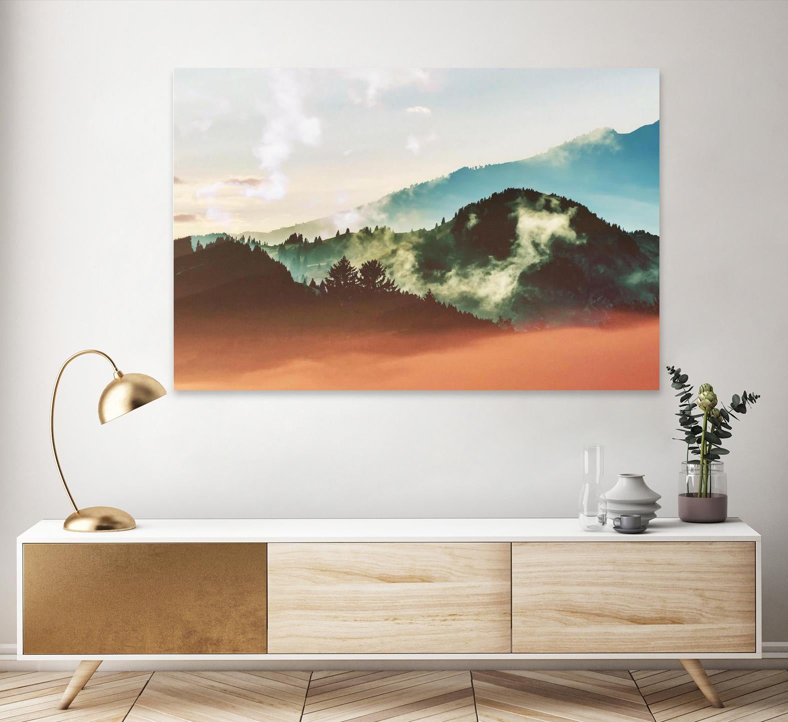 Mighty Mountain by 83 oranges on GIANT ART - digital mountains