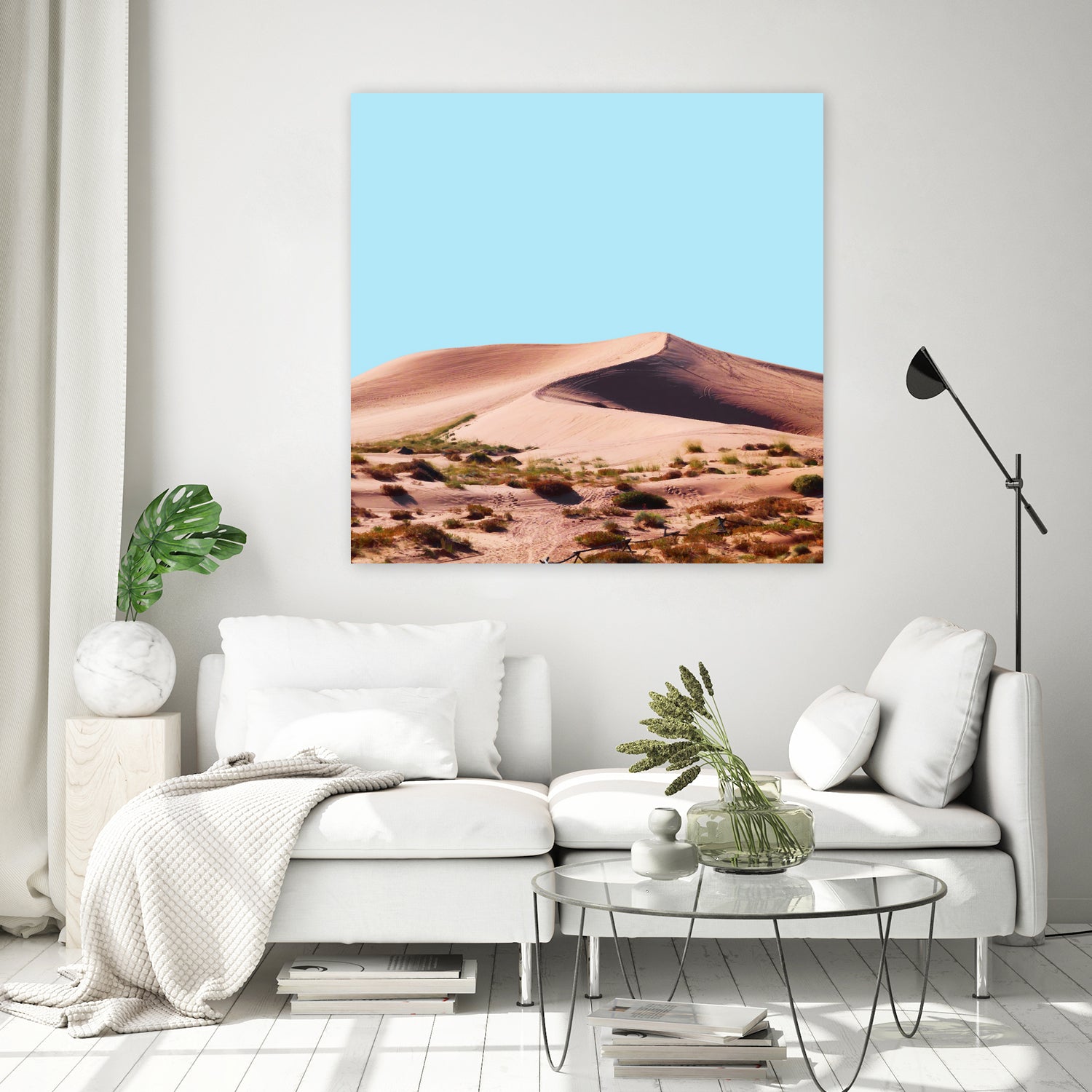 Oasis by 83 oranges on GIANT ART - blue digital sand