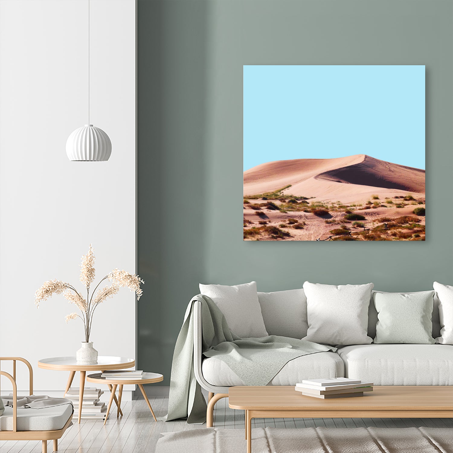 Oasis by 83 oranges on GIANT ART - blue digital sand