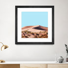 Oasis by 83 oranges on GIANT ART - blue digital sand