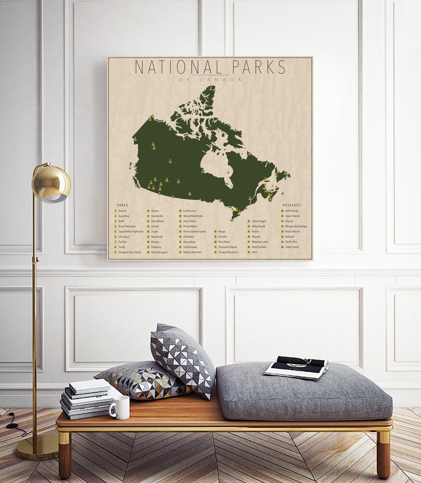 National Parks of Canada by Finlay McNevin on GIANT ART