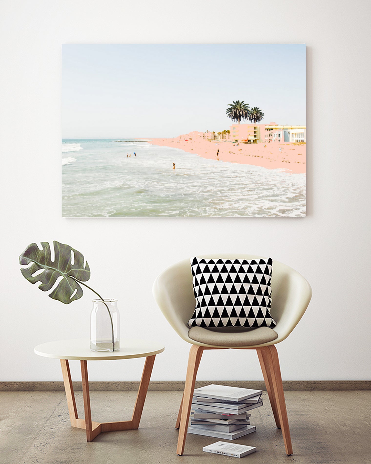 Pink Beach by 83 oranges on GIANT ART - pink digital sand