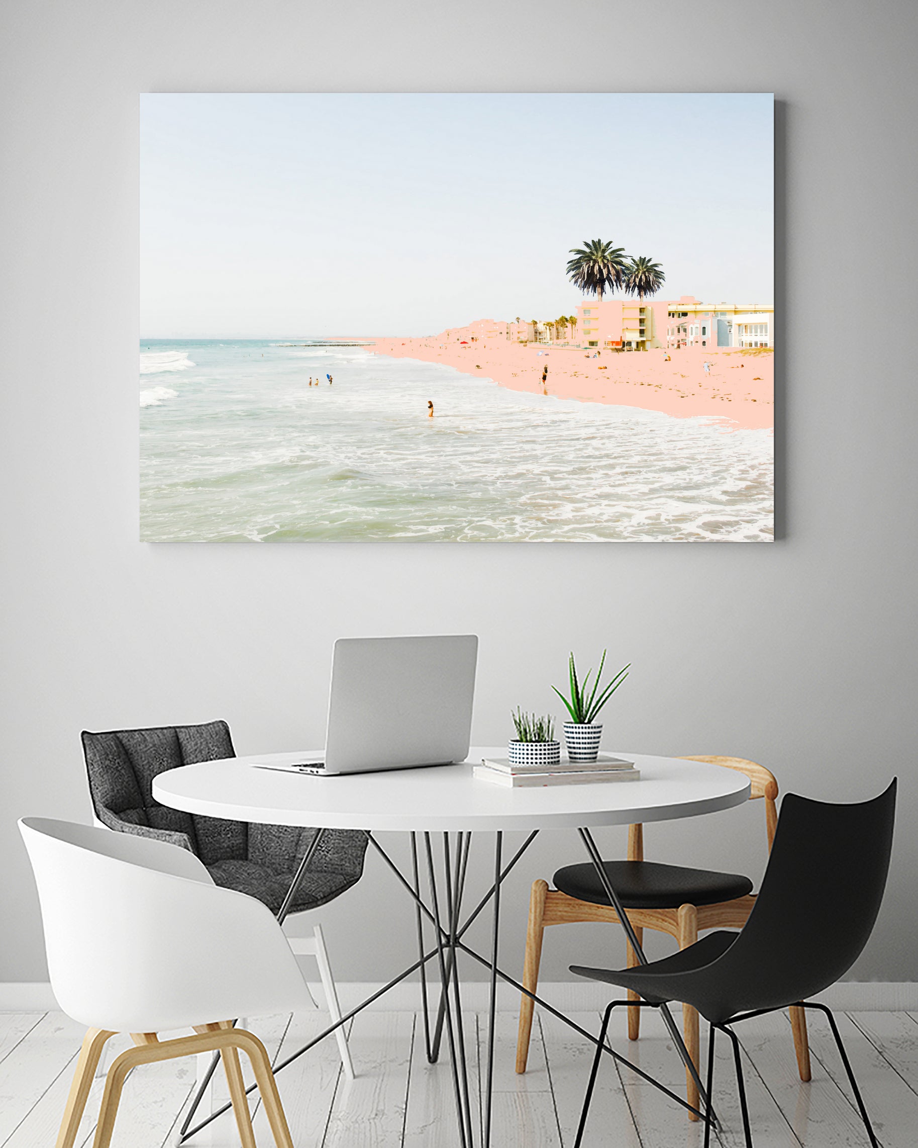 Pink Beach by 83 oranges on GIANT ART - pink digital sand