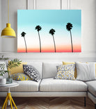 Sunset-Boulevard by 83 oranges on GIANT ART - orange digital palm tree