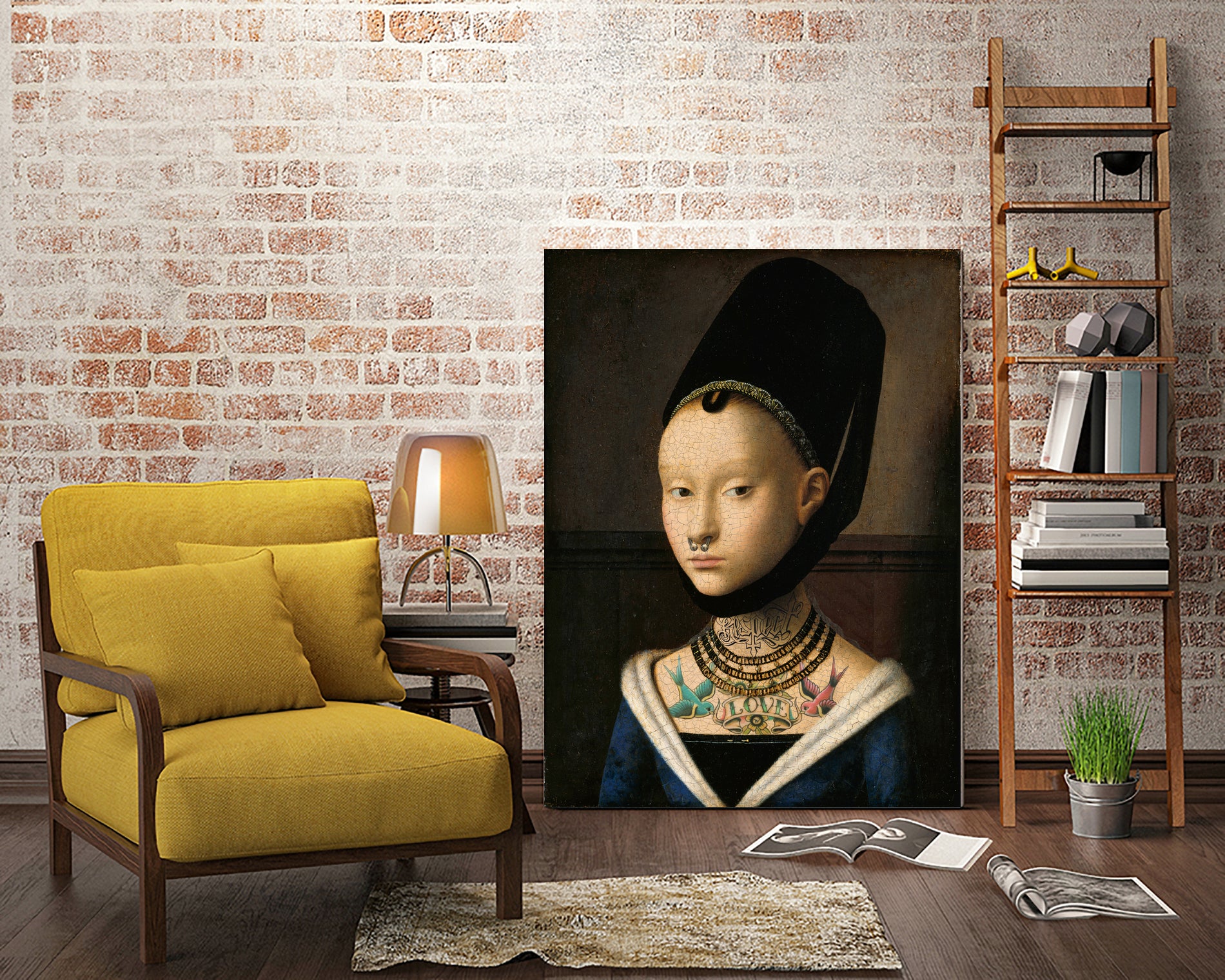 Young Woman by Caterina Lo Cicero  on GIANT ART