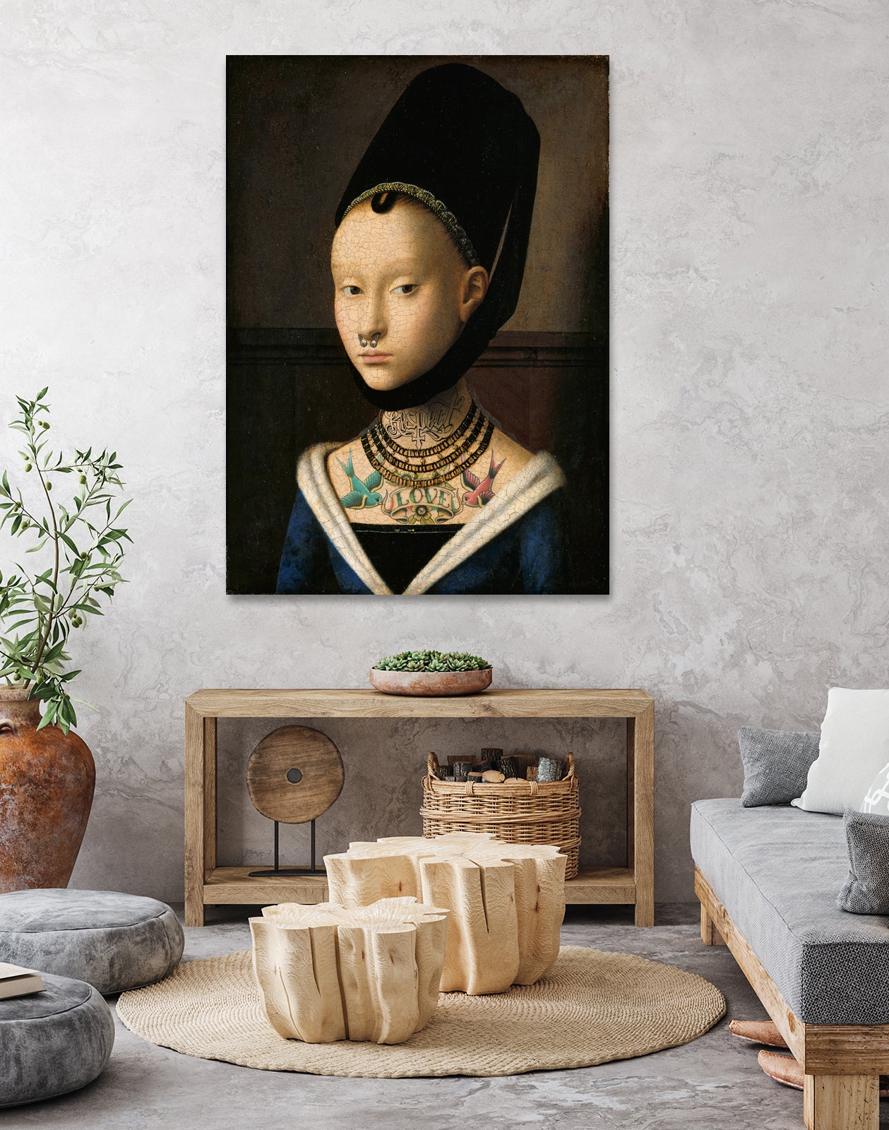 Young Woman by Caterina Lo Cicero  on GIANT ART