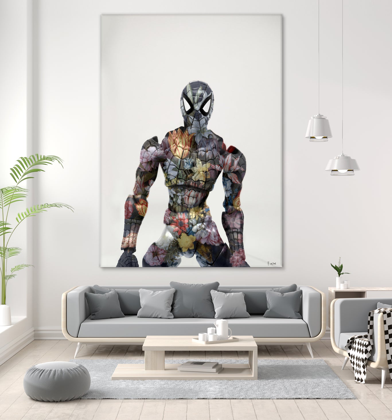 Botanical Spiderman by Caterina Lo Cicero on GIANT ART