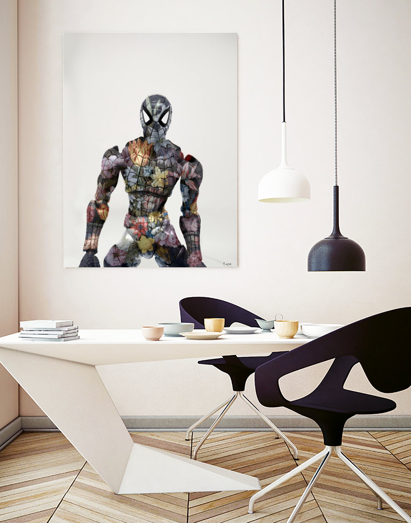 Botanical Spiderman by Caterina Lo Cicero on GIANT ART