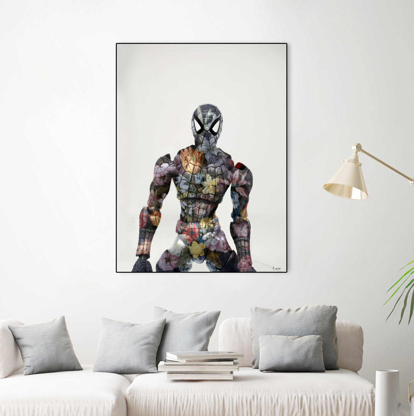 Botanical Spiderman by Caterina Lo Cicero on GIANT ART