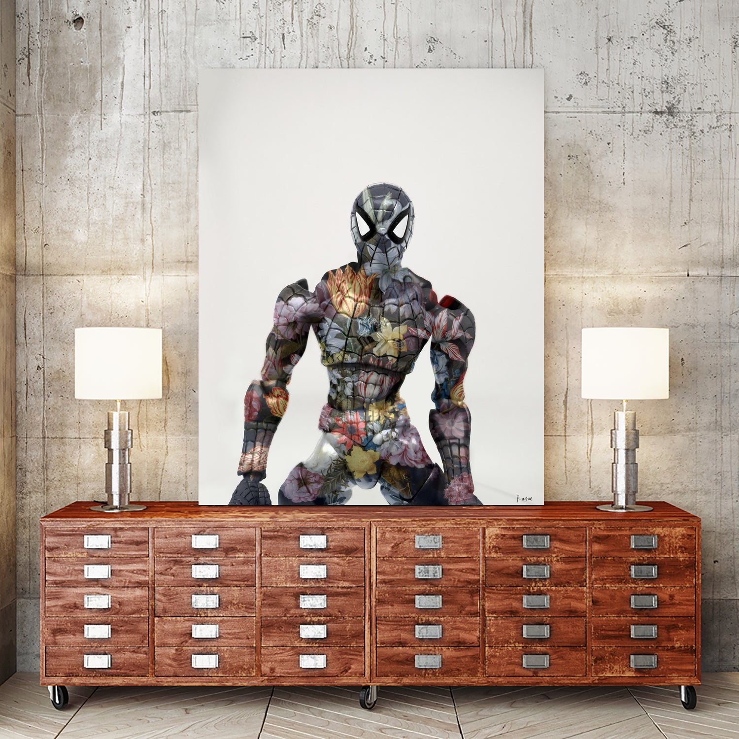 Botanical Spiderman by Caterina Lo Cicero on GIANT ART