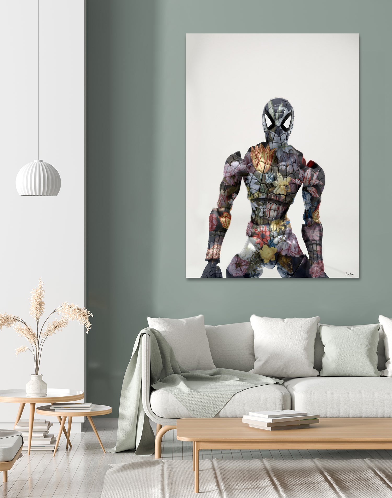 Botanical Spiderman by Caterina Lo Cicero on GIANT ART