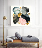 Pebble Abstract by SpaceFrog Designs on GIANT ART - gold shapes