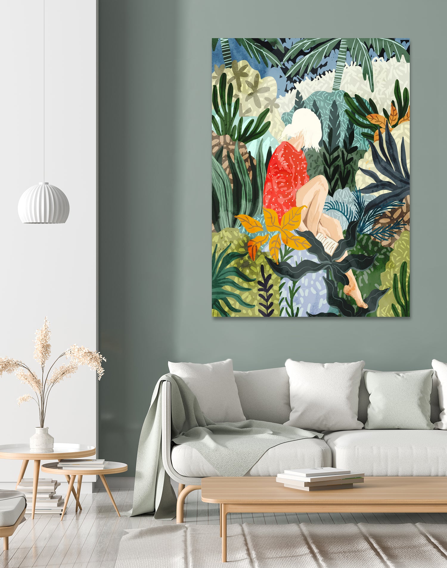 The Distracted Reader by 83 Oranges on GIANT ART - orange digital