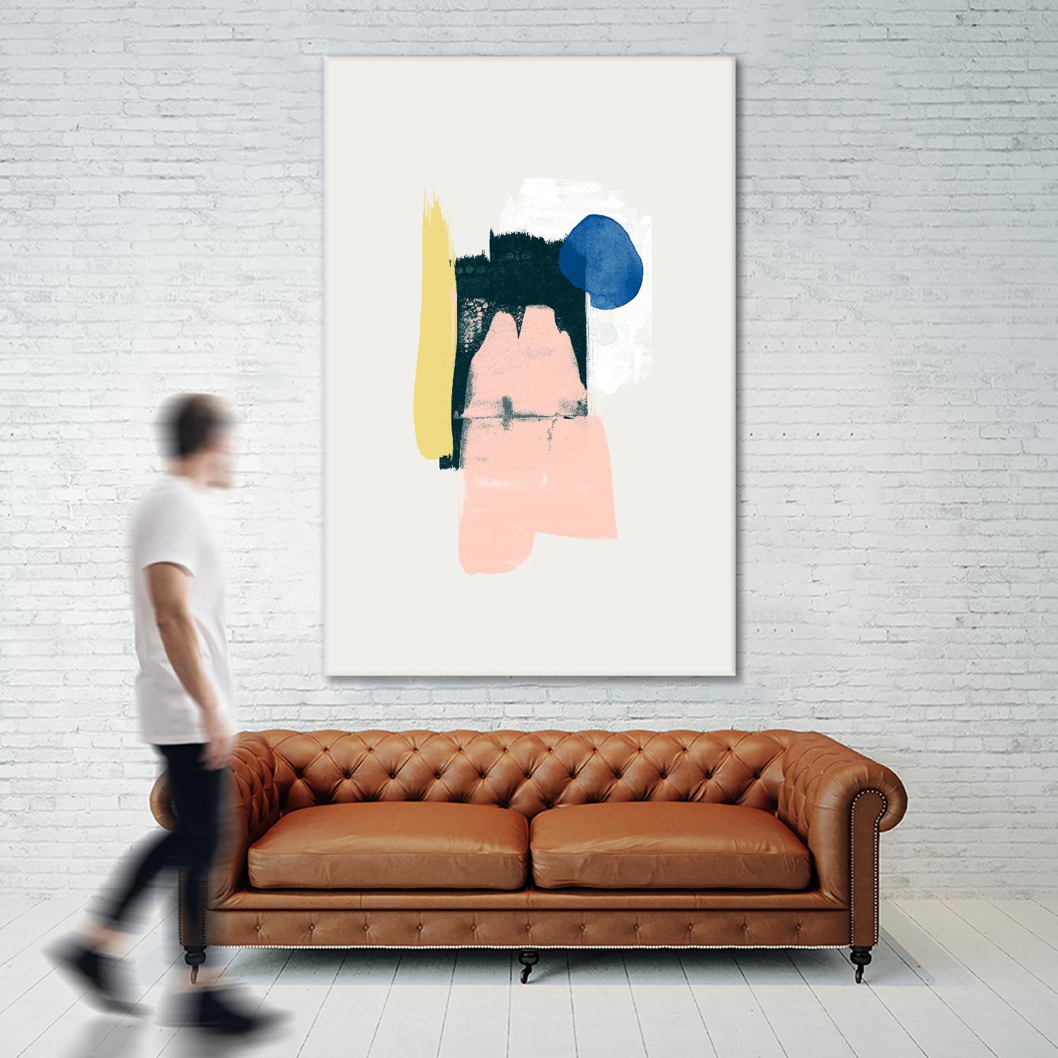 Trust by LEEMO on GIANT ART - pink abstract