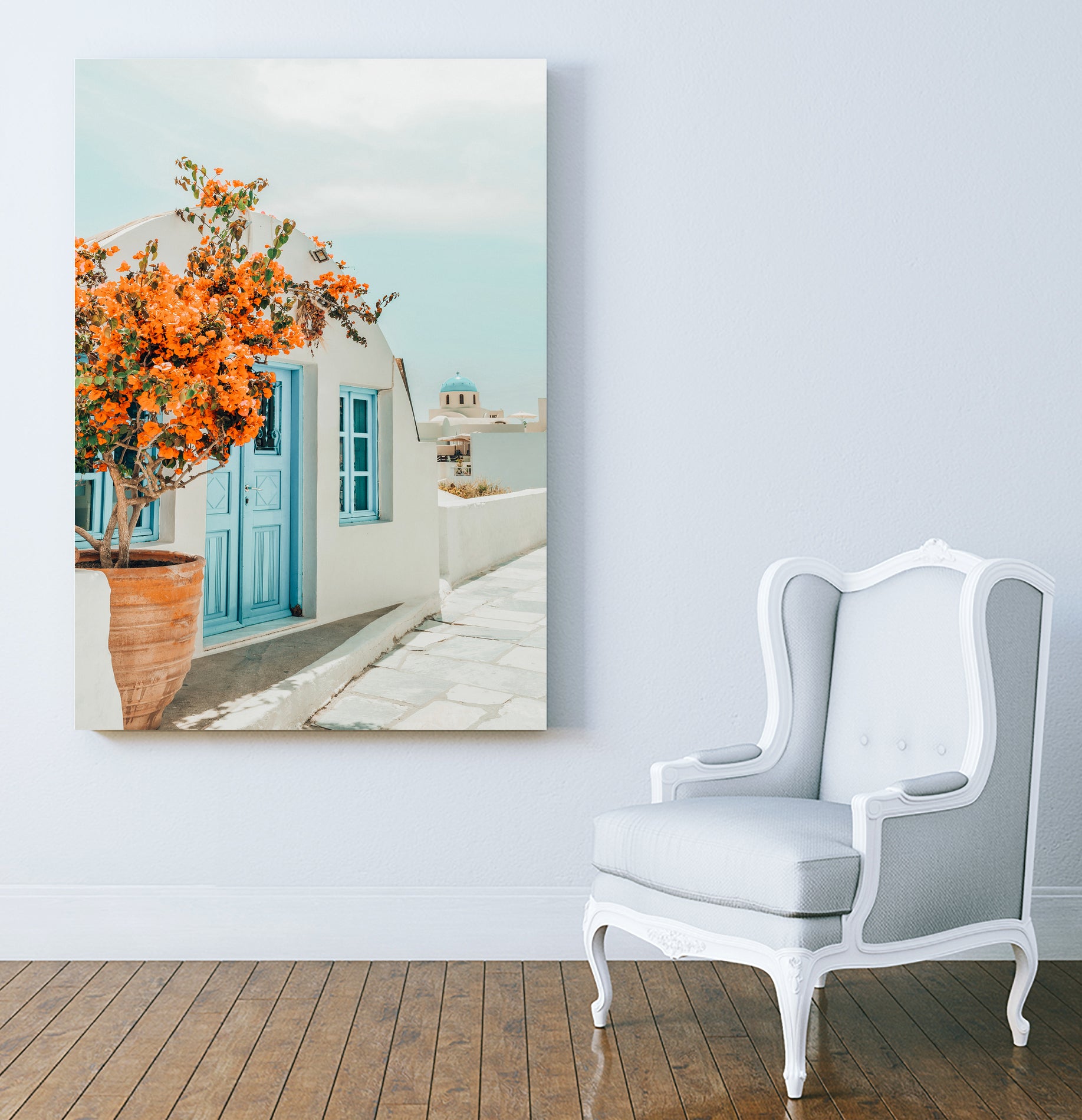 Greece Airbnb by 83 oranges on GIANT ART - orange digital greece