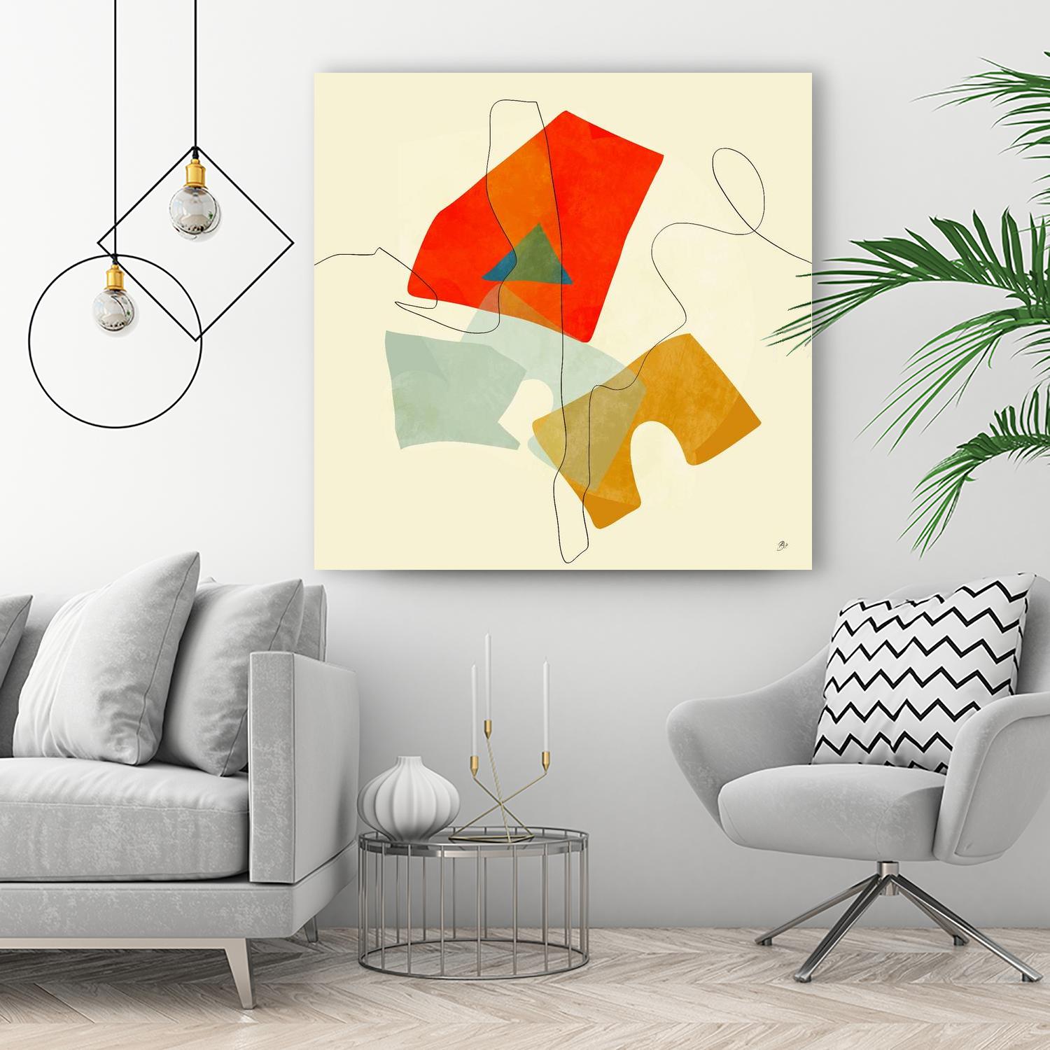 mid century geometric by Ana Rut Bre on GIANT ART