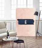 Blush & Navy Shapes II Contemporary Art Study by Nordic Print Studio on GIANT ART