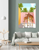 Giraffe Villa by 83 oranges on GIANT ART - multi digital giraffe