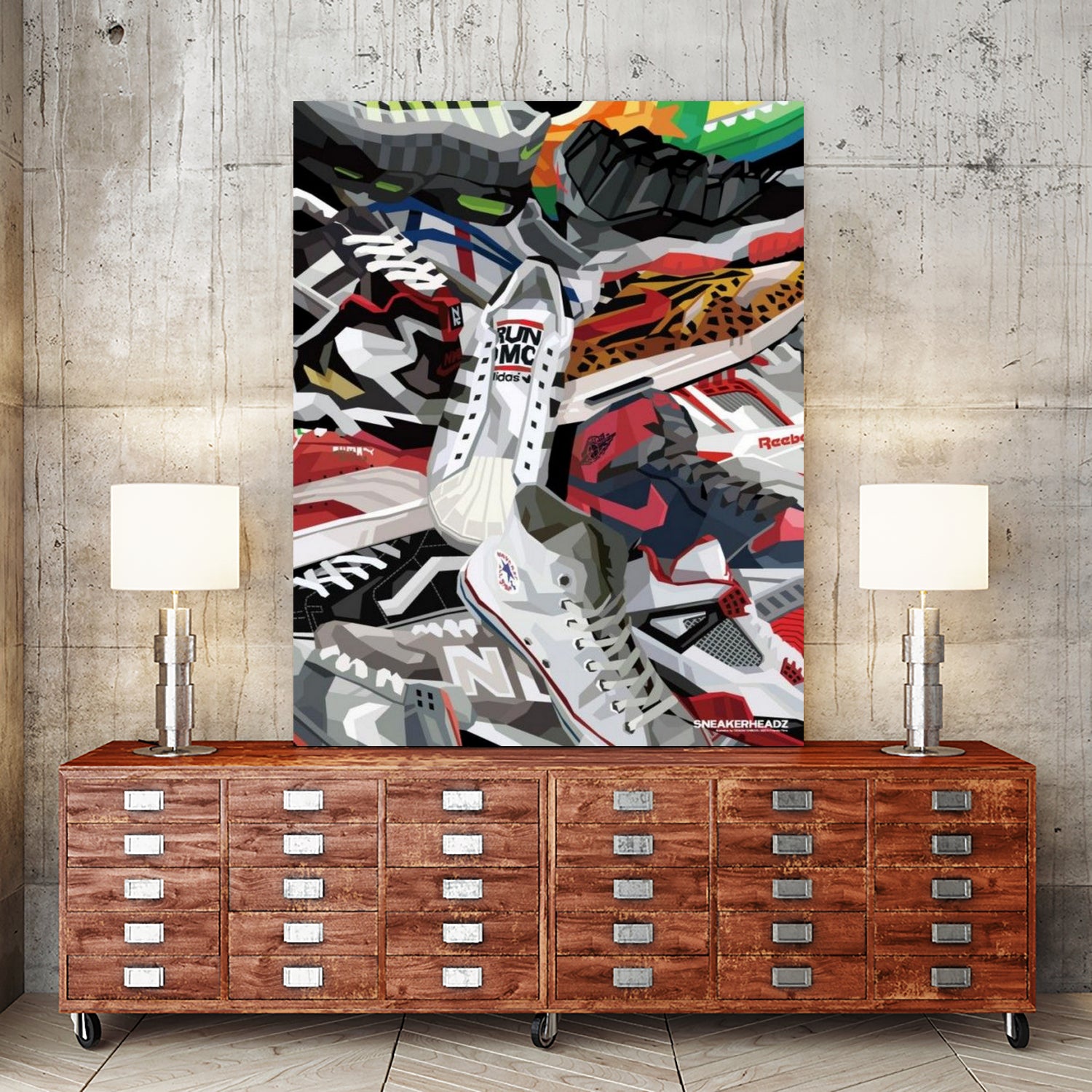 Air Jordan Shoe Pile (Run DMC) by AJS on GIANT ART