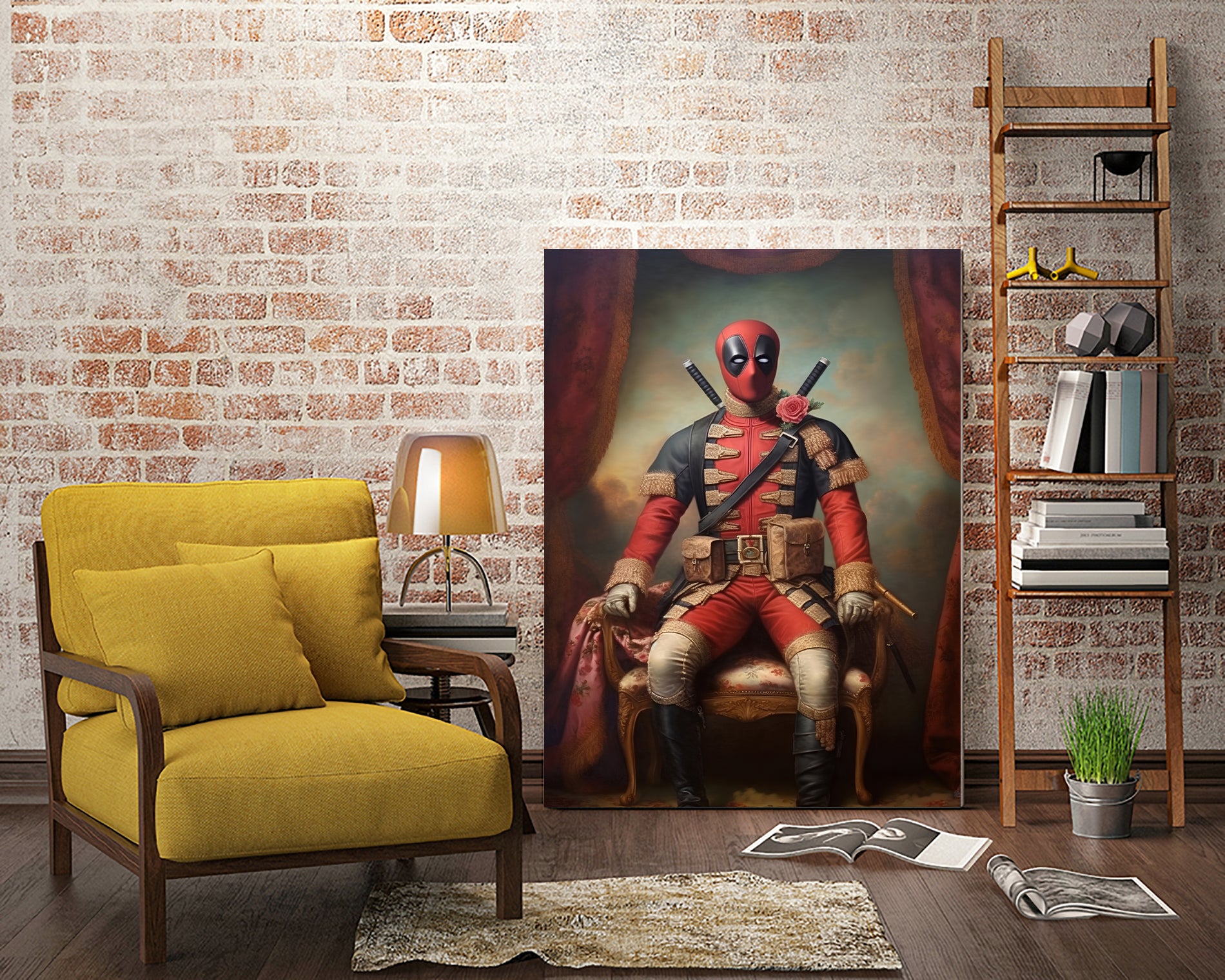 Deadpool Renaissiance by Edson Ramos on GIANT ART