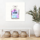 N.1 Cares Perfume-Watercolor by Oriana Cordero on GIANT ART - fuchsia digital drawing