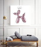 Wolfy by Oriana Cordero on GIANT ART - pink vector illustration